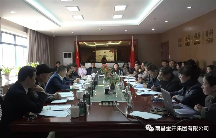 金开乐鱼(中国)党委召开2017年度基层党建工作述职评议会议