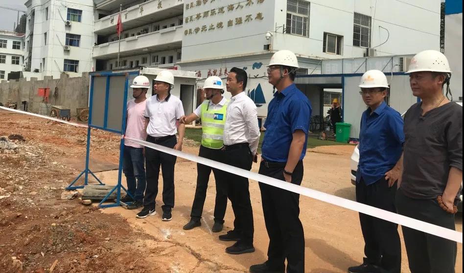 乐鱼(中国)副总经理熊爱华现场调研正合公司在建项目