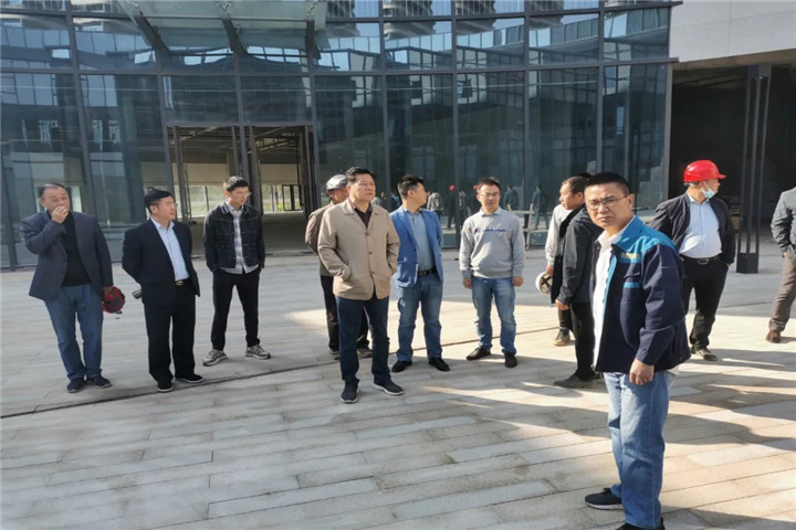 乐鱼(中国)党委书记、董事长谢荣华调研乐鱼(中国)重大重点项目建设