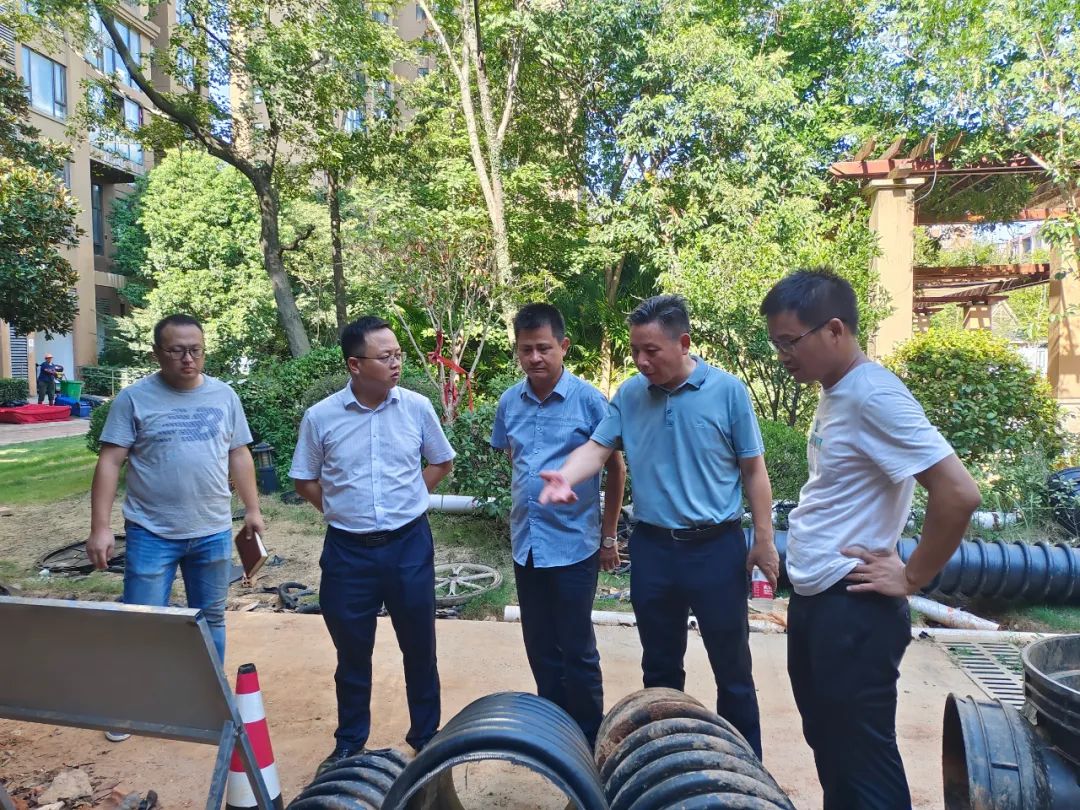 胡许亮调研乐鱼(中国)水环境综合治理项目建设情况