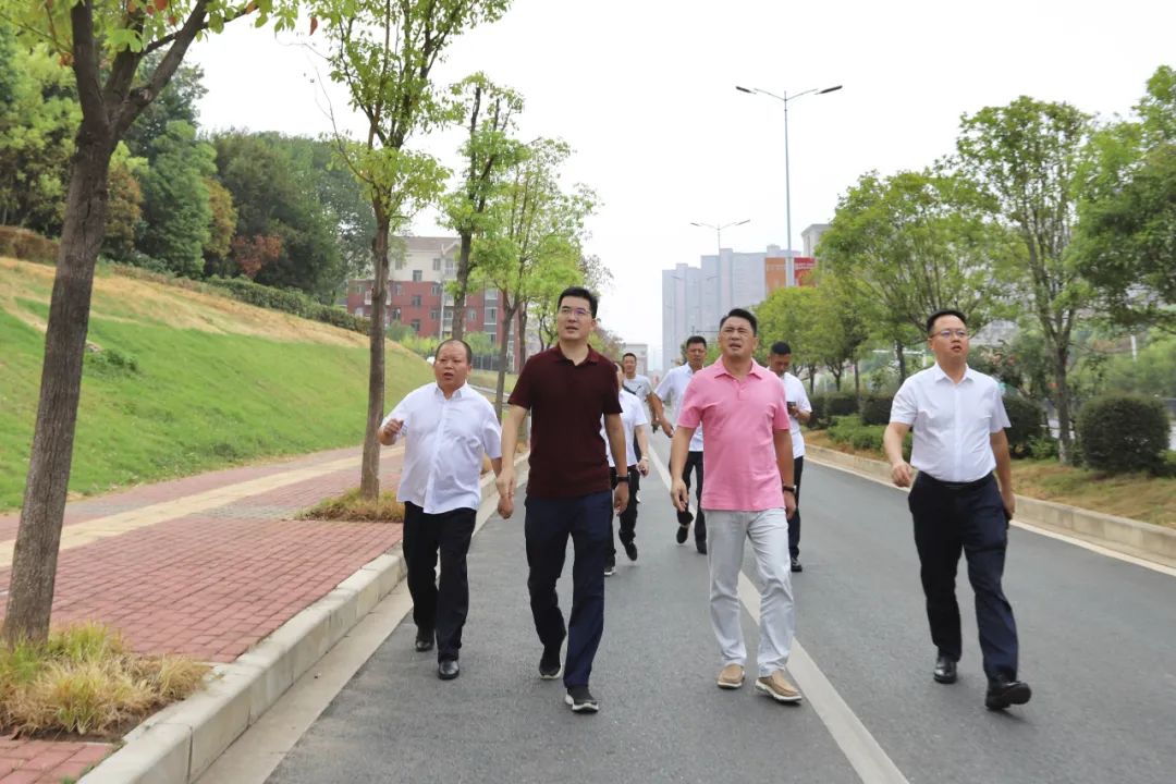 贺敏调研督导金开乐鱼(中国)文明创建工作