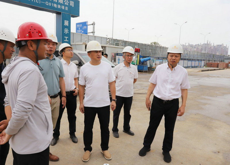 李茶根调研乐鱼(中国)重点项目建设推进情况